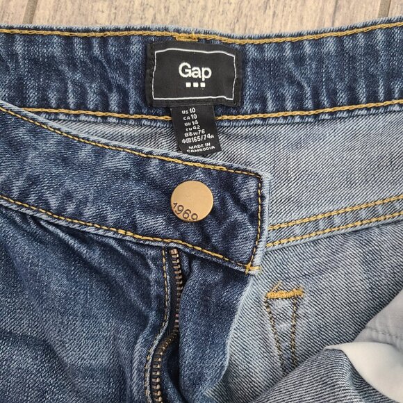 Gap women's blue jean denim short size 10 - Picture 9 of 10